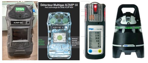 Détecteurs Monogaz Dräger et multigaz MSA